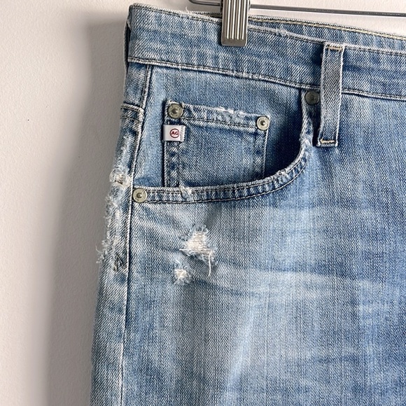 AG Adriano Goldschmied AG-ED Denim Erin Denim Pencil Skirt Light Wash Size 32 - Picture 4 of 12